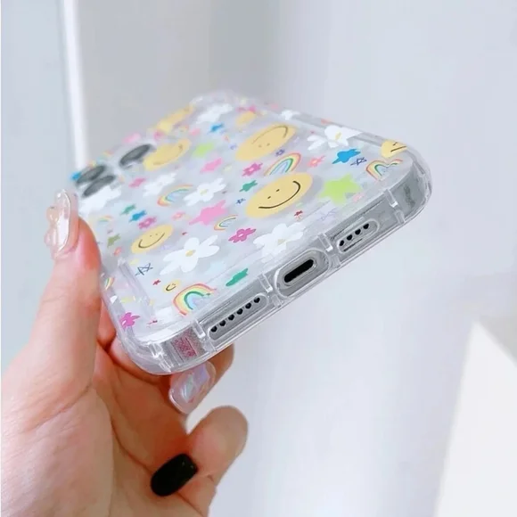 ⚠️Clearance iPhone 13/Pro/Pro Max Floral And Smiley Phone Case SAU - Picture 4 of 4
